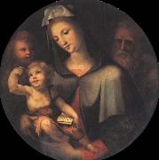 The Holy Family with Young Saint John around